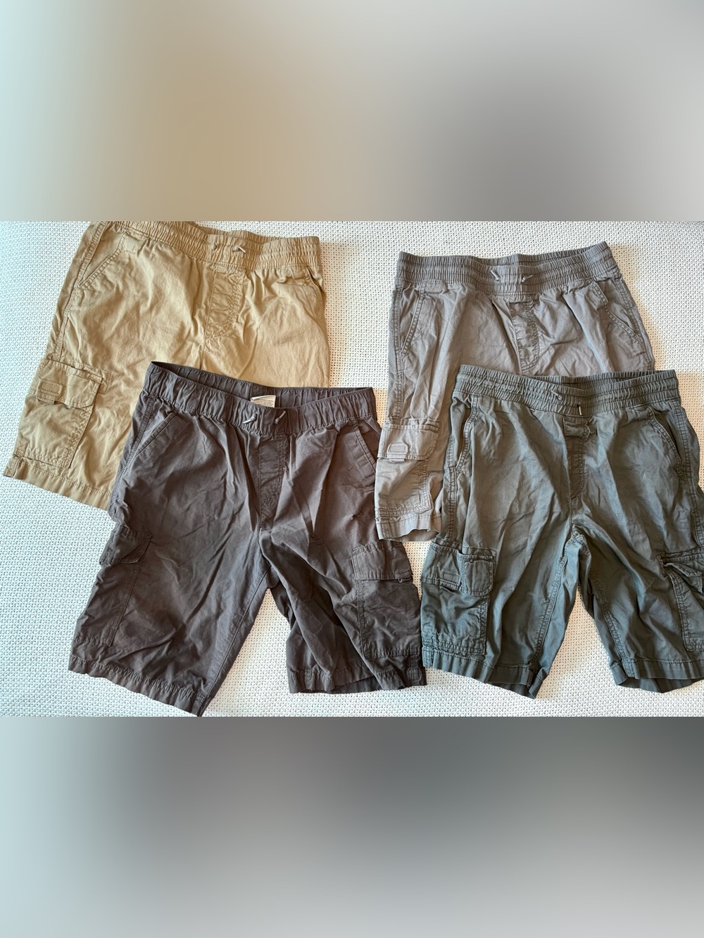 Kids Elastic Waist Cargo & Casual Bottoms - Multi-Color Pack, 18/20 Sonoma